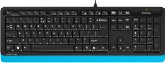 Клавиатура + мышь A4Tech Fstyler F1010 клав:черный/синий мышь:черный/синий USB Multimedia (F1010 BLUE)