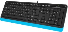 Клавиатура + мышь A4Tech Fstyler F1010 клав:черный/синий мышь:черный/синий USB Multimedia (F1010 BLUE)