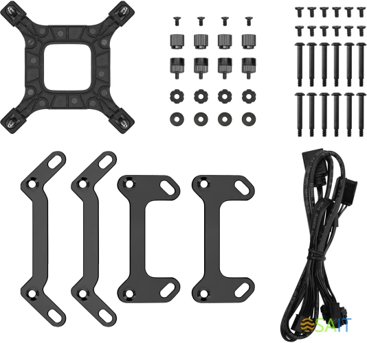 Система водяного охлаждения Deepcool LM360 ARGB Soc-AM5/AM4/1200/1700/1851 черный 4-pin 19-36dB Al LCD 250W 1729gr Ret (R-LM360-BKDMMC-1)