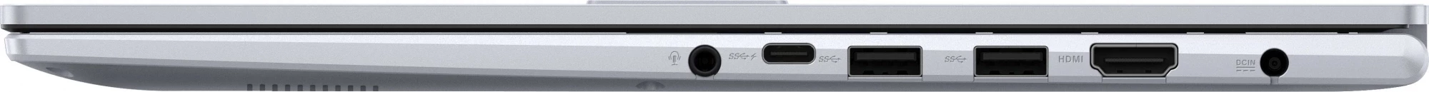 Ноутбук Asus VivoBook 16X M3604YA-MB303 Ryzen 5 7430U 16Gb SSD512Gb AMD Radeon 16" IPS WUXGA (1920x1200) noOS silver WiFi BT Cam (90NB11A2-M00D80)