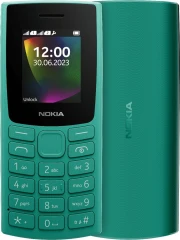 Мобильный телефон Nokia 106 DS TA-1564 зеленый моноблок 2Sim 1.8" 120x160 Series 30+ GSM900/1800 GSM1900 FM microSD max32Gb