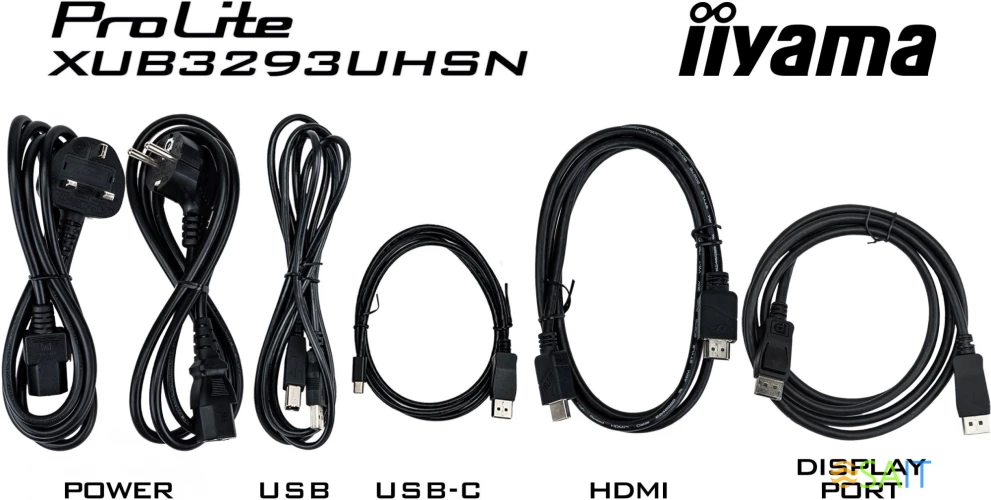 Монитор Iiyama 31.5" XUB3293UHSN-B5 черный IPS LED 16:9 HDMI M/M матовая HAS Piv 350cd 178гр/178гр 3840x2160 60Hz DP 4K USB 9.9кг