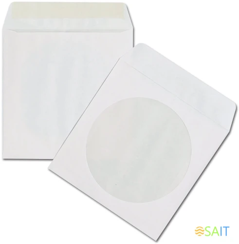 Конверт Silwerhof Eco 201070 CD 125x125мм с окном белый клеевой слой 80г/м2 (pack:1000pcs)