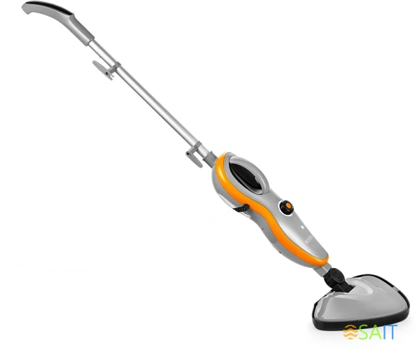Швабра паровая Kitfort КТ-1047 1500Вт серый/оранжевый