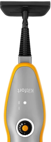 Швабра паровая Kitfort КТ-1047 1500Вт серый/оранжевый