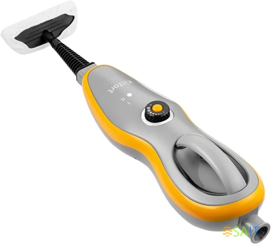 Швабра паровая Kitfort КТ-1047 1500Вт серый/оранжевый