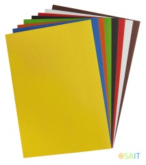 Картон цветной Silwerhof одност. 8л. 8цв. A4 Монстрики 230г/м2 1диз. обл.мел.картон папка