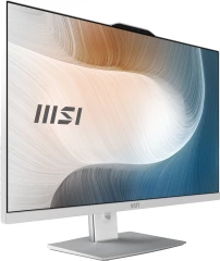 Моноблок MSI Modern AM272P 12M-806XRU 27&quot; Full HD i7 1255U (1.7) 32Gb SSD1Tb Iris Xe noOS GbitEth WiFi BT 120W клавиатура мышь Cam белый 1920x1080
