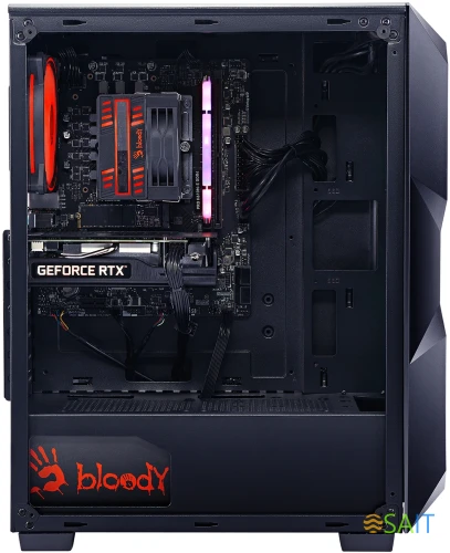 ПК Bloody BD-PC RB55C1 MT Ryzen 5 5600X (3.7) 16Gb SSD1Tb RTX4060 8Gb Windows 11 Home 64 GbitEth 500W черный (RUS) (2107145)