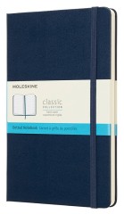 Блокнот Moleskine CLASSIC QP066B20 Large 130х210мм 240стр. пунктир твердая обложка синий сапфир