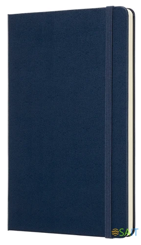 Блокнот Moleskine CLASSIC QP066B20 Large 130х210мм 240стр. пунктир твердая обложка синий сапфир