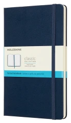 Блокнот Moleskine CLASSIC QP066B20 Large 130х210мм 240стр. пунктир твердая обложка синий сапфир