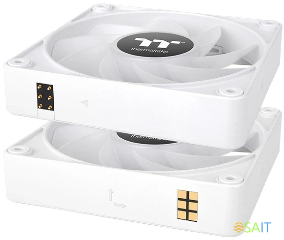 Вентилятор для корпуса Thermaltake CT120 EX Sync ARGB 120х120x25 белый 4-pin 28.5дБ (упак.:3шт) (CL-F190-PL12SW-A) Ret