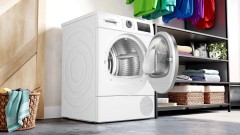 Сушильная машина Bosch Serie 6 WTU8769SSN пан.англ. кл.энер.:A макс.загр.:9кг белый