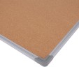 Доска пробковая Deli E39053 пробка коричневый 60x90см алюминиевая рама