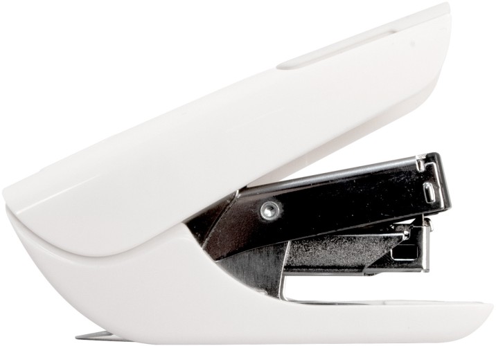 Степлер Kw-Trio 0556B-WHT Mini Air touch 24/6 26/6 (20листов) белый 50скоб пластик закрытый коробка