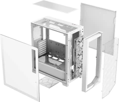 Корпус PcCooler C3D510 WH ARGB белый без БП ATX 3x120mm 2xUSB3.0 1xUSB3.1 audio bott PSU