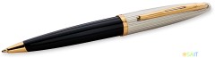 Ручка шариков. Waterman Carene De Luxe (CWS0700000) Black Silver GT M син. черн. подар.кор.