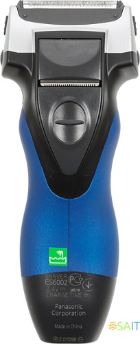 Бритва сетчатая Panasonic ES6002 реж.эл.:3 питан.:аккум. черный/синий