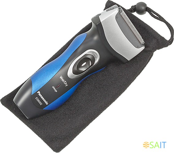 Бритва сетчатая Panasonic ES6002 реж.эл.:3 питан.:аккум. черный/синий