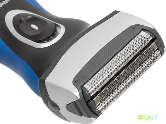 Бритва сетчатая Panasonic ES6002 реж.эл.:3 питан.:аккум. черный/синий