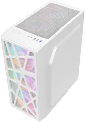 Корпус Formula Mana белый без БП ATX 3x120mm 1xUSB2.0 1xUSB3.0 audio bott PSU