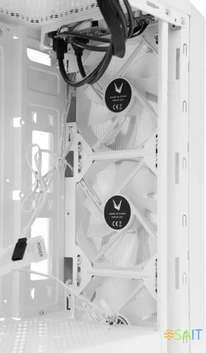 Корпус Formula Mana белый без БП ATX 3x120mm 1xUSB2.0 1xUSB3.0 audio bott PSU