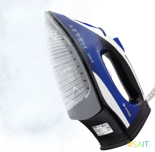 Утюг Vitek VT-8337 2500Вт синий/белый/серый