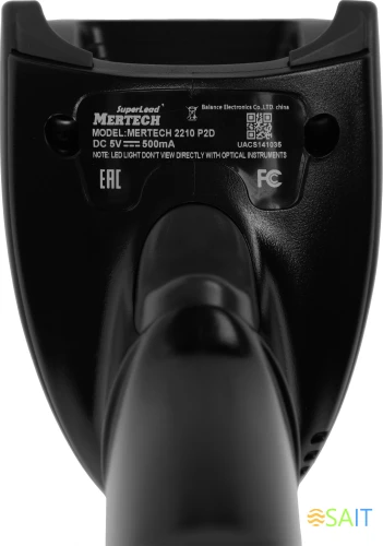 Сканер штрих-кода Mertech 2210 P2D 1D/2D черный (4810)