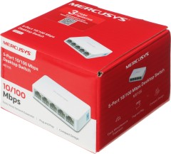 Коммутатор Mercusys MS105 (L2) 5x100Мбит/с неуправляемый