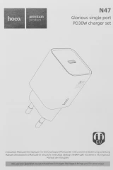 Сетевое зар./устр. Hoco N47 Glorious 30W 3A (PD) (PD30W 35370)