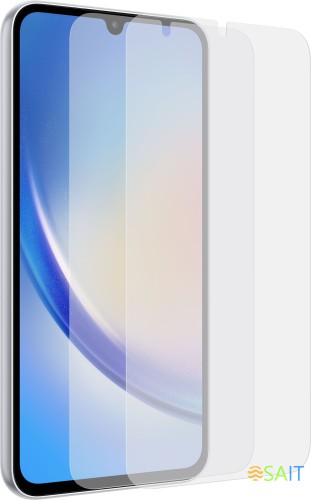 Защитная пленка для экрана Samsung прозрачный для Samsung Galaxy A34 прозрачная 2шт. (EF-UA346CTEGRU)