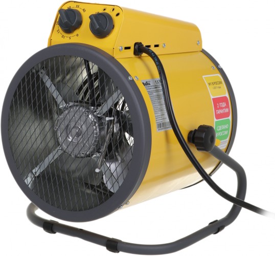 Тепловая пушка электрическая Ballu Prorab 2 BHP-P2-6 желтый/черный