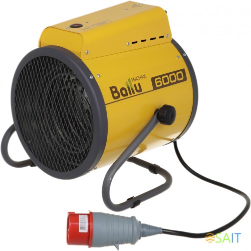 Тепловая пушка электрическая Ballu Prorab 2 BHP-P2-6 желтый/черный