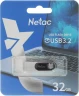 Флеш Диск Netac 32GB U278 NT03U278N-032G-32PN USB3.0 серебристый/черный