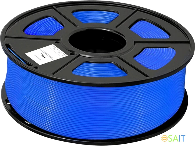 Пластик для принтера 3D Cactus CS-3D-TPU-0.8KG-BLUE TPU d1.77мм 0.8кг L336м 1цв.