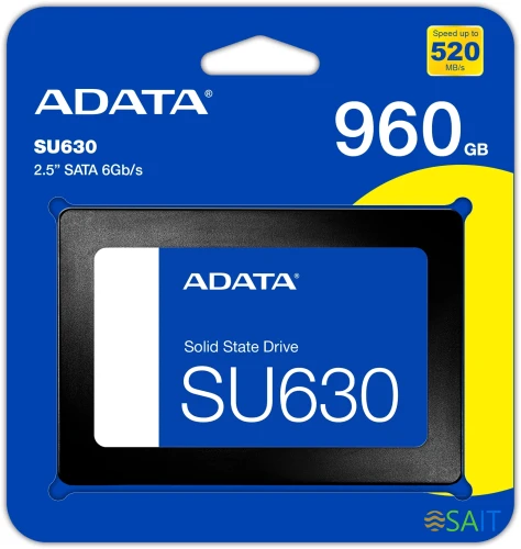 Накопитель SSD A-Data SATA-III 960GB ASU630SS-960GQ-R Ultimate SU630 2.5"