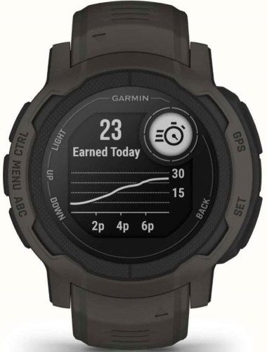 Смарт-часы Garmin Instinct 2 45мм 0.9" LCD корп.темно-серый рем.темно-серый разм.брасл.:22мм (010-02626-00)