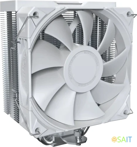 Устройство охлаждения(кулер) Montech NX400 Soc-AM5/AM4/1200/1700/1851 белый 4-pin 34.17dB Al+Cu 220W 874gr Ret (NX400WH)