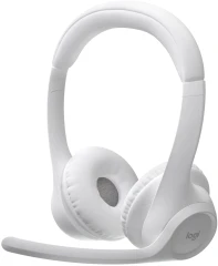 Наушники с микрофоном Logitech Zone 300 белый накладные BT оголовье (981-001417)