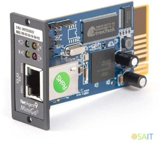 Плата управления Бастион SNMP-модуль DL 801 (2159) для ИБП SKAT-UPS серии RACK от 1000 до 10000 ВА.