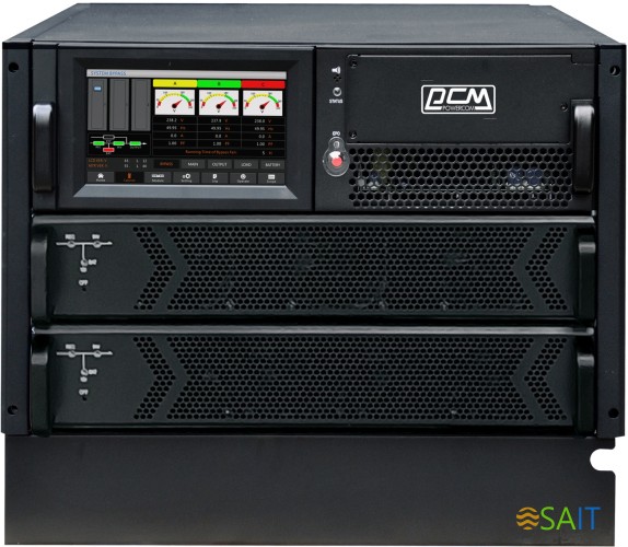 Источник бесперебойного питания Powercom Vanguard-II-33 VGD-II-30R33 (Empty modular cabinet) 30000Вт 30000ВА