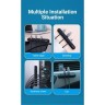 Органайзер для проводов на 3 порта Vention, черный Vention KBTB0