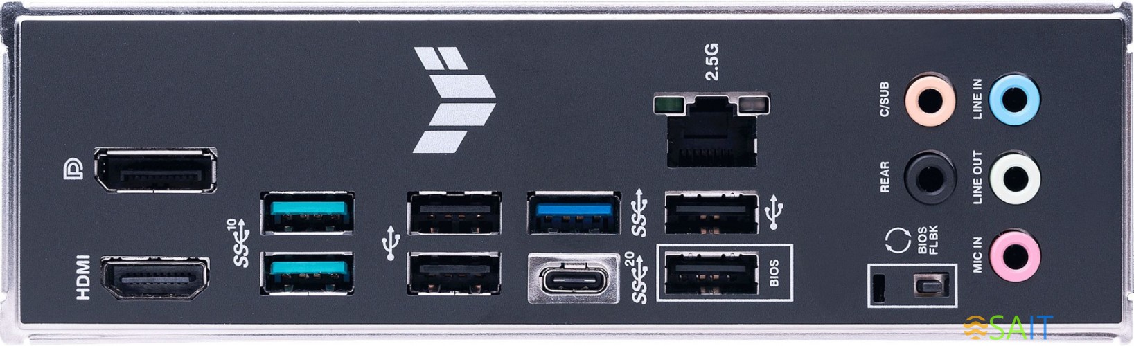 Материнская плата Asus TUF GAMING B650M-PLUS SocketAM5 AMD B650 4xDDR5 mATX AC`97 8ch(7.1) 2.5Gg RAID+HDMI+DP