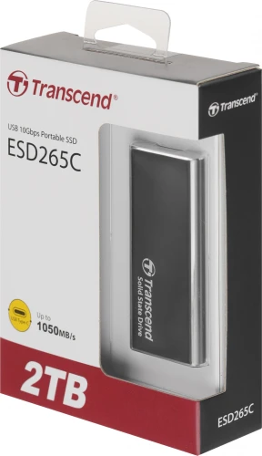 Накопитель SSD Transcend USB-C 2TB TS2TESD265C серый