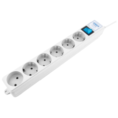 Фильтр-удлинитель Power Cube PRO, 3,0 м, LC контур, 16А/3,5кВт Power Cube Pro (3 м, 6 розеток)