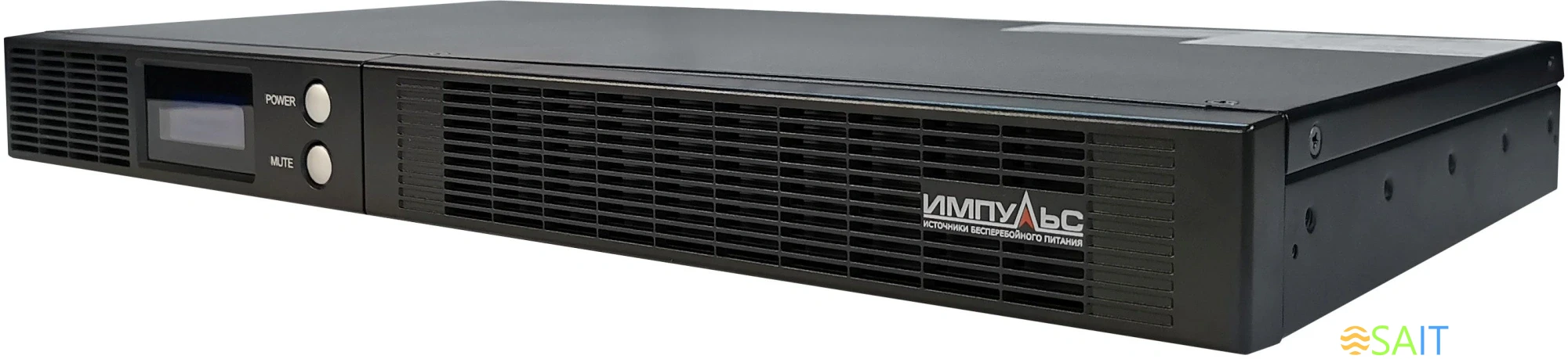 Источник бесперебойного питания Импульс Слим 500 300Вт 500ВА черный