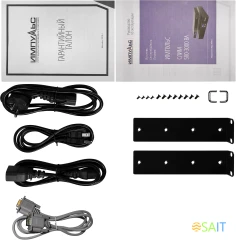 Источник бесперебойного питания Импульс Слим 500 300Вт 500ВА черный