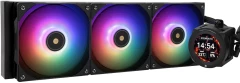 Система водяного охлаждения Thermalright Core Vision 360 ARGB Soc-AM5/AM4/1200/1700/1851 черный 4-pin 28.1dB Al LCD Ret (C-VISION-360-BL-ARGB)