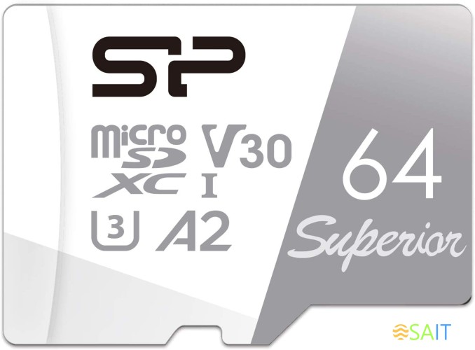Флеш карта microSDXC 64GB Silicon Power SP064GBSTXDA2V20SP Superior + adapter